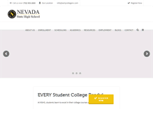 Tablet Screenshot of earlycollegenv.com